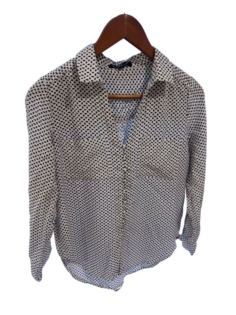 Velvet Heart Long Sleeve Button Down Blouse - Size S